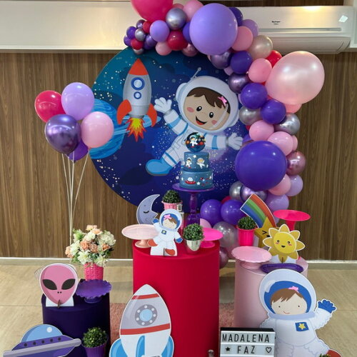 Mesa de Decoração Astronauta - Aluguel