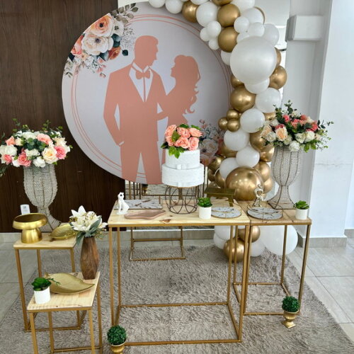 Mesa de Decoração Bodas/casamento - Aluguel