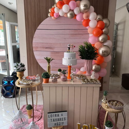 Mesa de Decoração Bodas/casamento - Aluguel