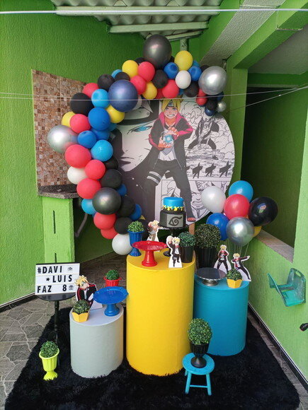Mesa de Decoração Boruto - Aluguel