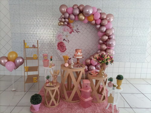 Mesa de Decoração Chá de Cozinha - Aluguel