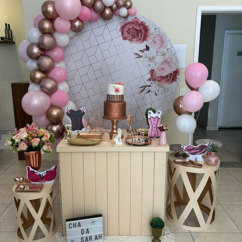 Mesa de Decoração Chá de Lingerie - Aluguel