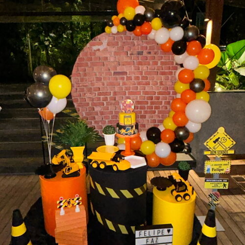 Mesa de Decoração Construção Civil - Aluguel