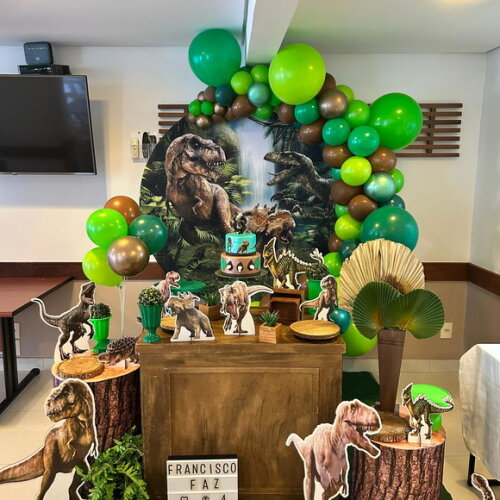 Mesa de Decoração Dinossauros/jurassic - Aluguel