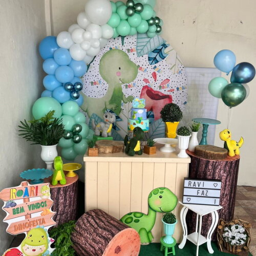 Mesa de Decoração Dino Baby - Aluguel