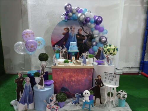Mesa de Decoração Frozen - Aluguel
