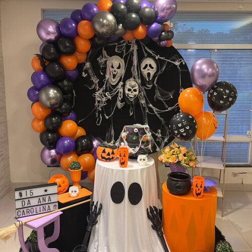 Mesa de Decoração Halloween - Aluguel