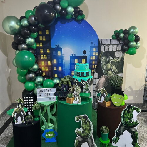 Mesa de Decoração Hulk - Aluguel