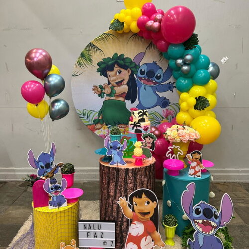 Mesa de Decoração Lillo e Stitch - Aluguel