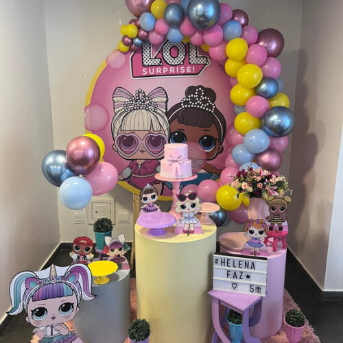 Mesa de Decoração Lol - Aluguel