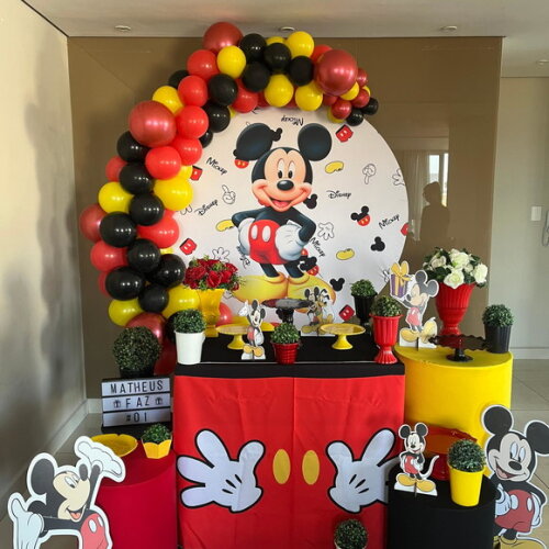 Mesa de Decoração Mickey - Aluguel