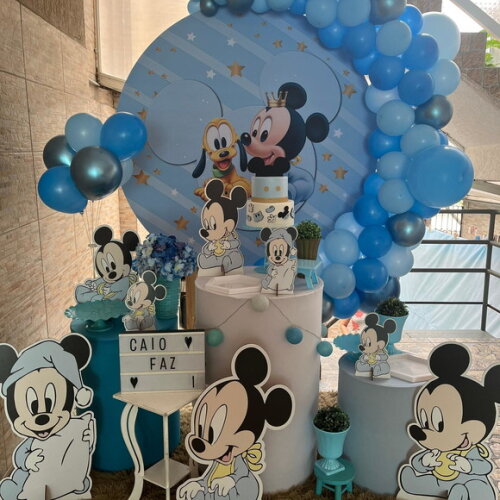 Mesa de Decoração Mickey Baby - Aluguel
