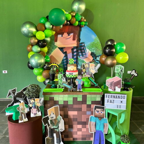 Mesa de Decoração Minecraft - Aluguel