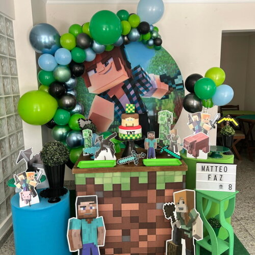 Mesa de Decoração Minecraft - Aluguel