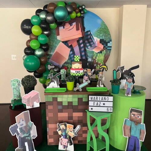 Mesa de Decoração Minecraft - Aluguel