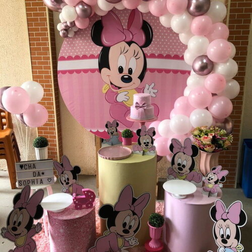 Mesa de Decoração Minnie Baby - Aluguel