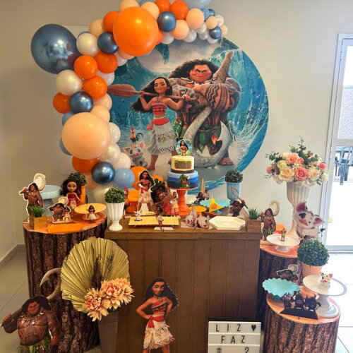 Mesa de Decoração Moana - Aluguel
