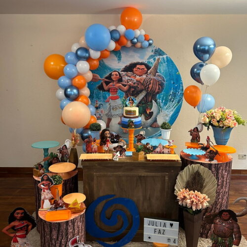 Mesa de Decoração Moana - Aluguel