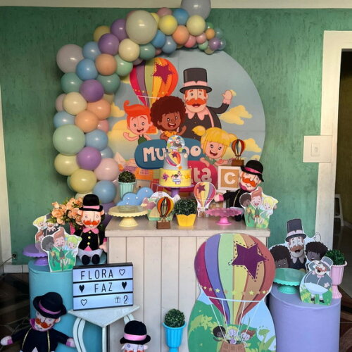 Mesa de Decoração Mundo Bita - Aluguel