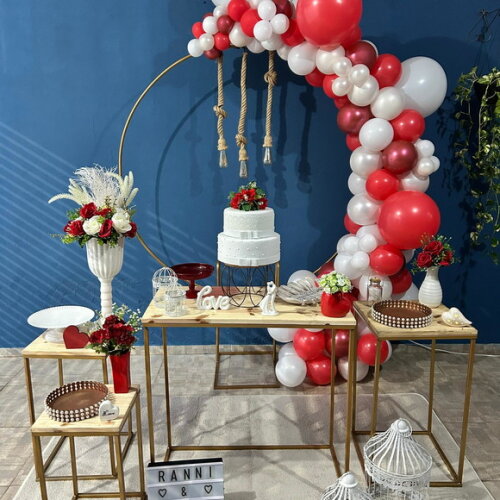 Mesa de Decoração Noivado/casamento - Aluguel