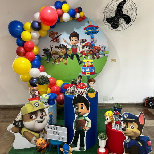 Mesa de Decoração Patrulha Canina - Aluguel