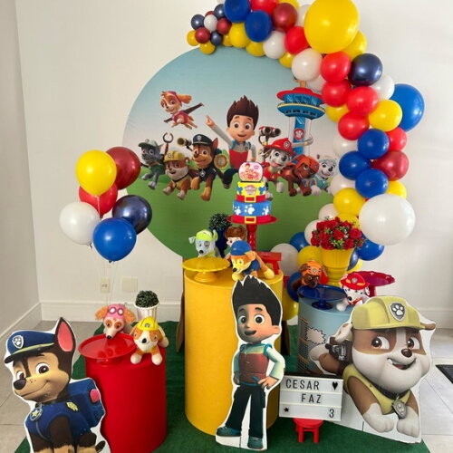 Mesa de Decoração Patrulha Canina - Aluguel