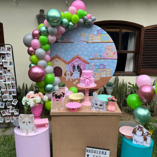 Mesa de Decoração Pet/ Animais de Estimação - Aluguel