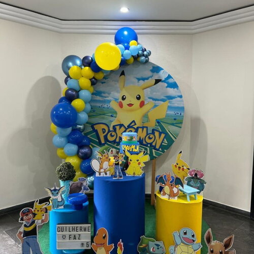 Mesa de Decoração Pokemon - Aluguel