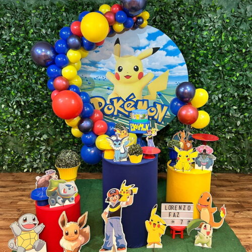 Mesa de Decoração Pokemon - Aluguel