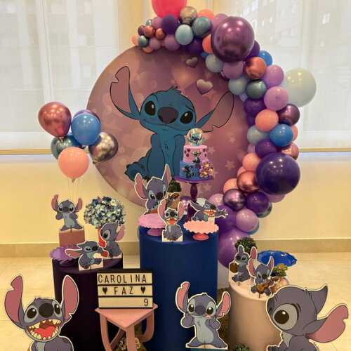 Mesa de Decoração Stitch - Aluguel