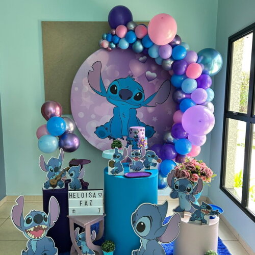 Mesa de Decoração Stitch - Aluguel