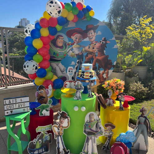 Mesa de Decoração Toy Story - Aluguel