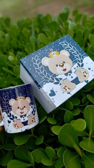 Caixa com 1 Caneca Convite Madrinha