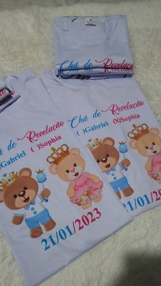 Camisetas Chá Revelação