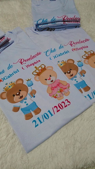 Camisetas Chá Revelação