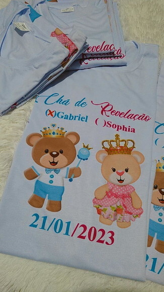 Camisetas Chá Revelação