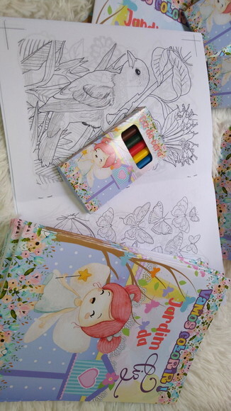 Kit Colorir -tema Jardim