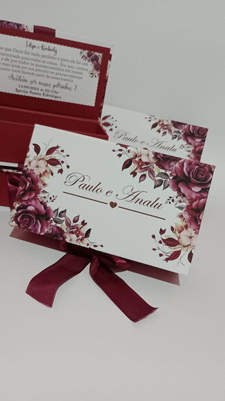 Caixa Cartonada 20 × 11.5 × 6 Padrinhos de Casamento