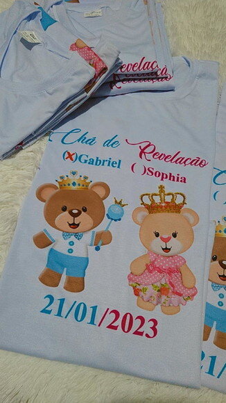 Camisetas Chá Revelação