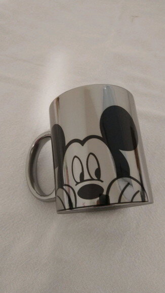 CANECA DE CERÂMICA CROMADA