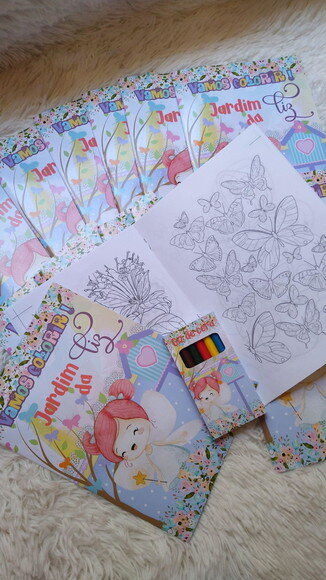 Kit Colorir -tema Jardim