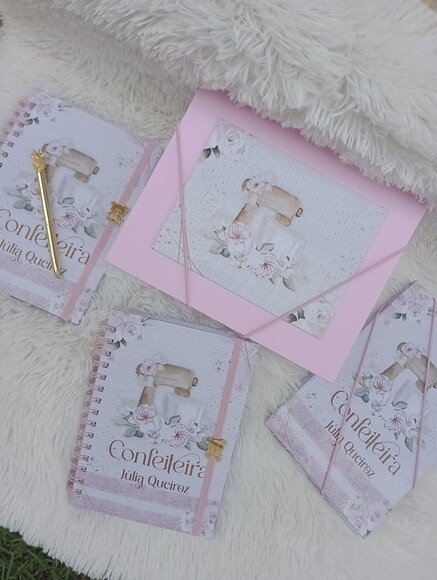 Kit Confeiteira Rosa Claro