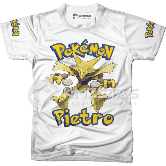 Blusa Alakazam Pokemon Infantil Adulo Personalizada