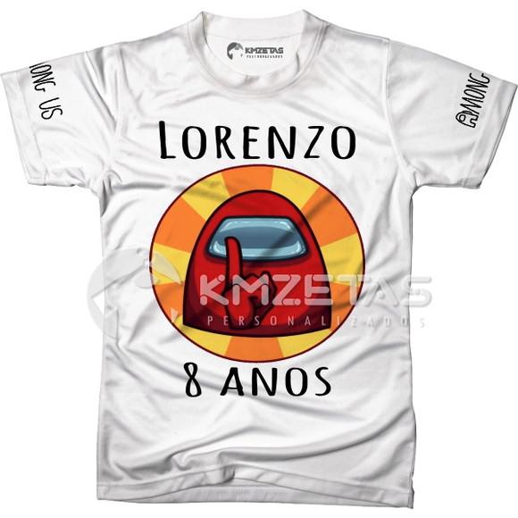 Blusa Among Us Shhh Festa Infantil Adulto Personalizada