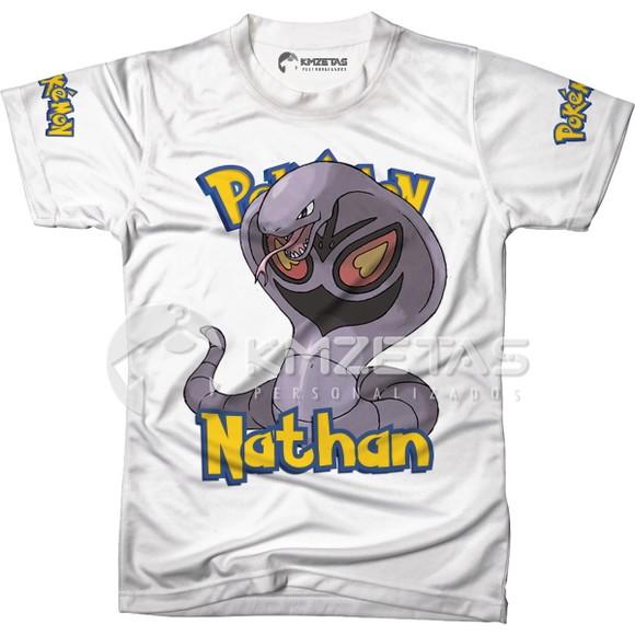 Blusa Arbok Pokemon Infantil Adulo Personalizada