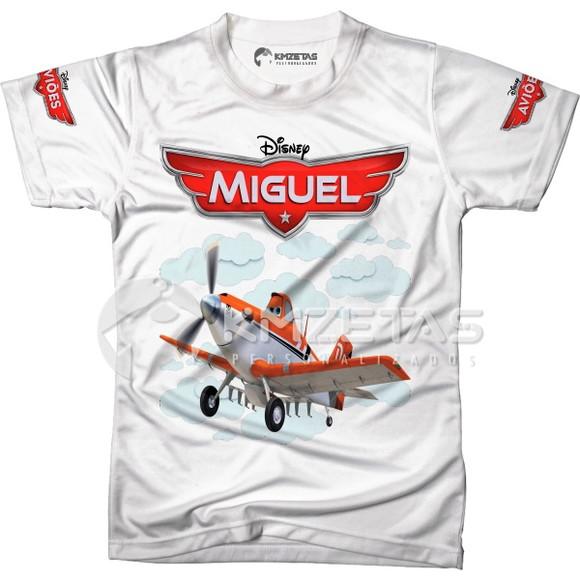 Blusa Aviões Disney Dusty Infantil Adulto Personalizada