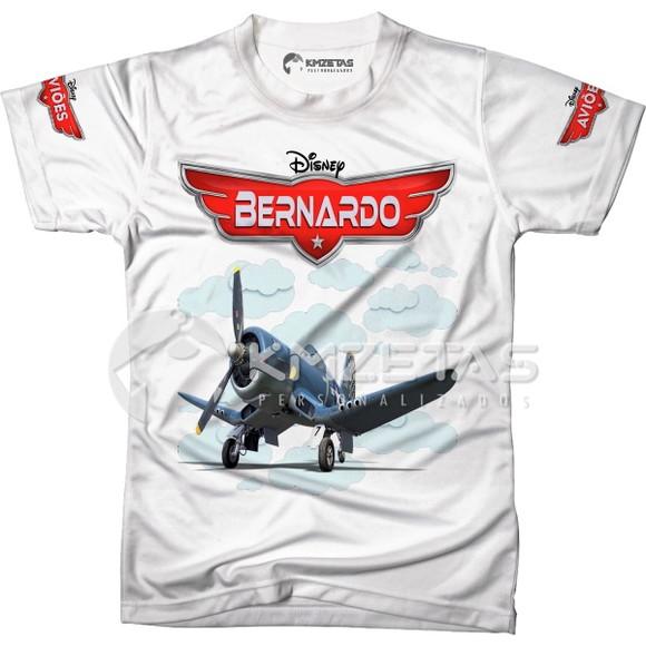 Blusa Aviões Disney Skipper Infantil Adulto Personalizada