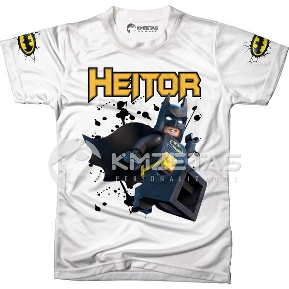 Blusa Batman Lego Filme Infantil Adulto Personalizada