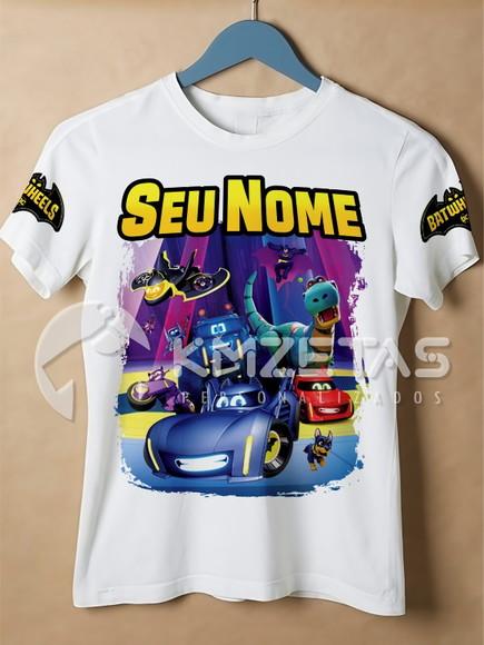 Blusa Batwheels Infantil Juvenil Adulto Camisa Personalizada