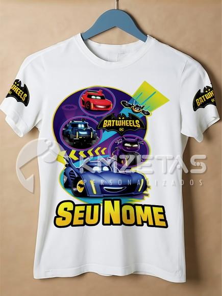 Blusa Batwheels Infantil Personalizada Camisa T-shirt Unisex